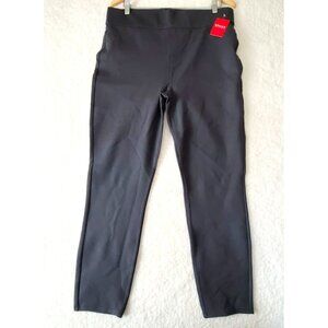 Spanx Ankle Ponte Leggings Sz 1X Pepper Gray Pullon Slimming Straight Leg NWT